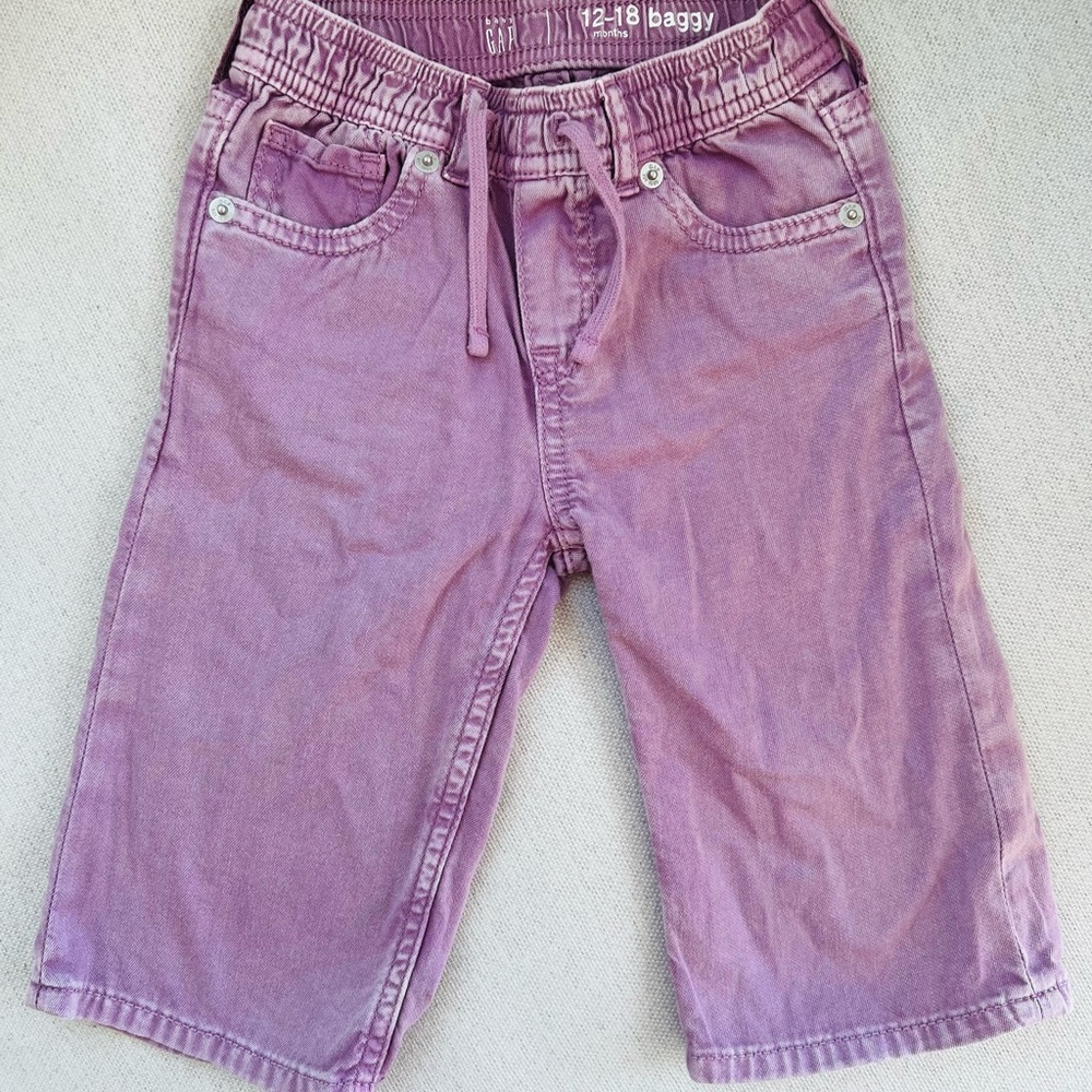 Kids Purple Casual Shorts
